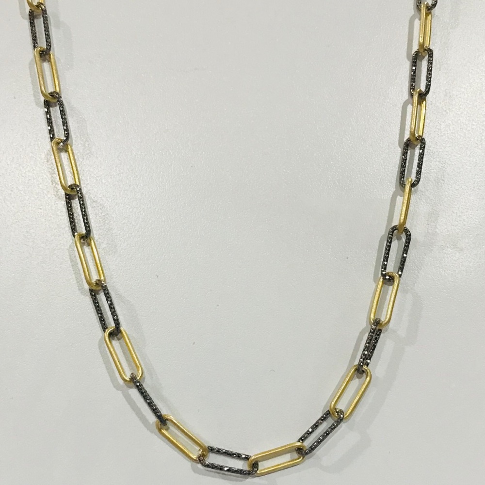 Two tone 14k gold filled chain